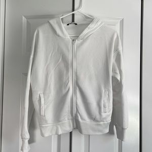 SHEIN White Zipup